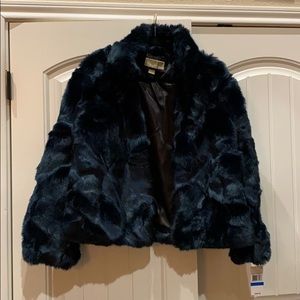 NWT Michael Kors Faux Fur Jacket